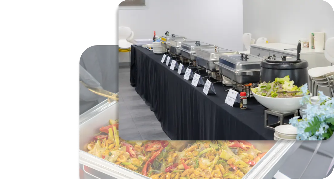 Setup canteen và phục vụ tận nơi